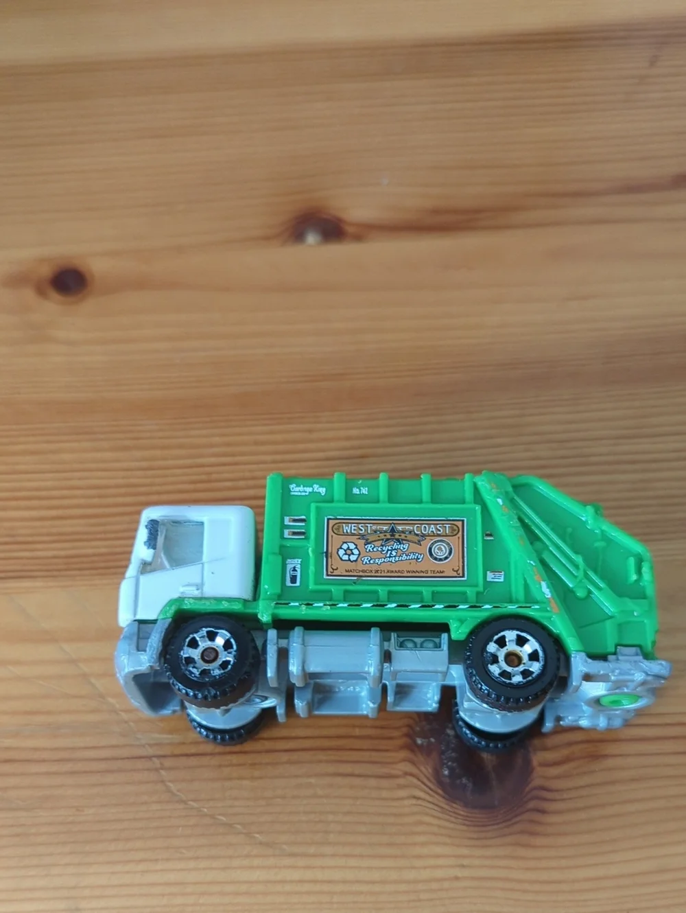Green Recycling Garbage Truck Toy - Kids Vehicles